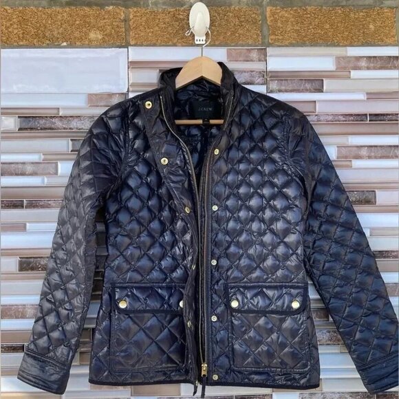 JCrew | Shiny Downtown Field Puffer Jacket XS - Picture 5 of 12